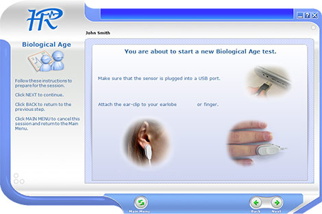 Biological Age Test Setup