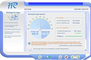 Biological Age test report